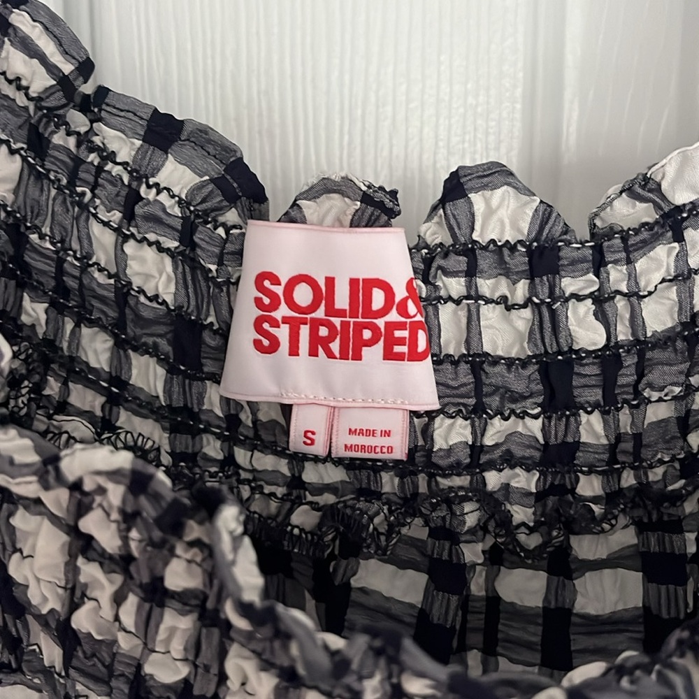 Solid & Striped Gingham Dress - image 5